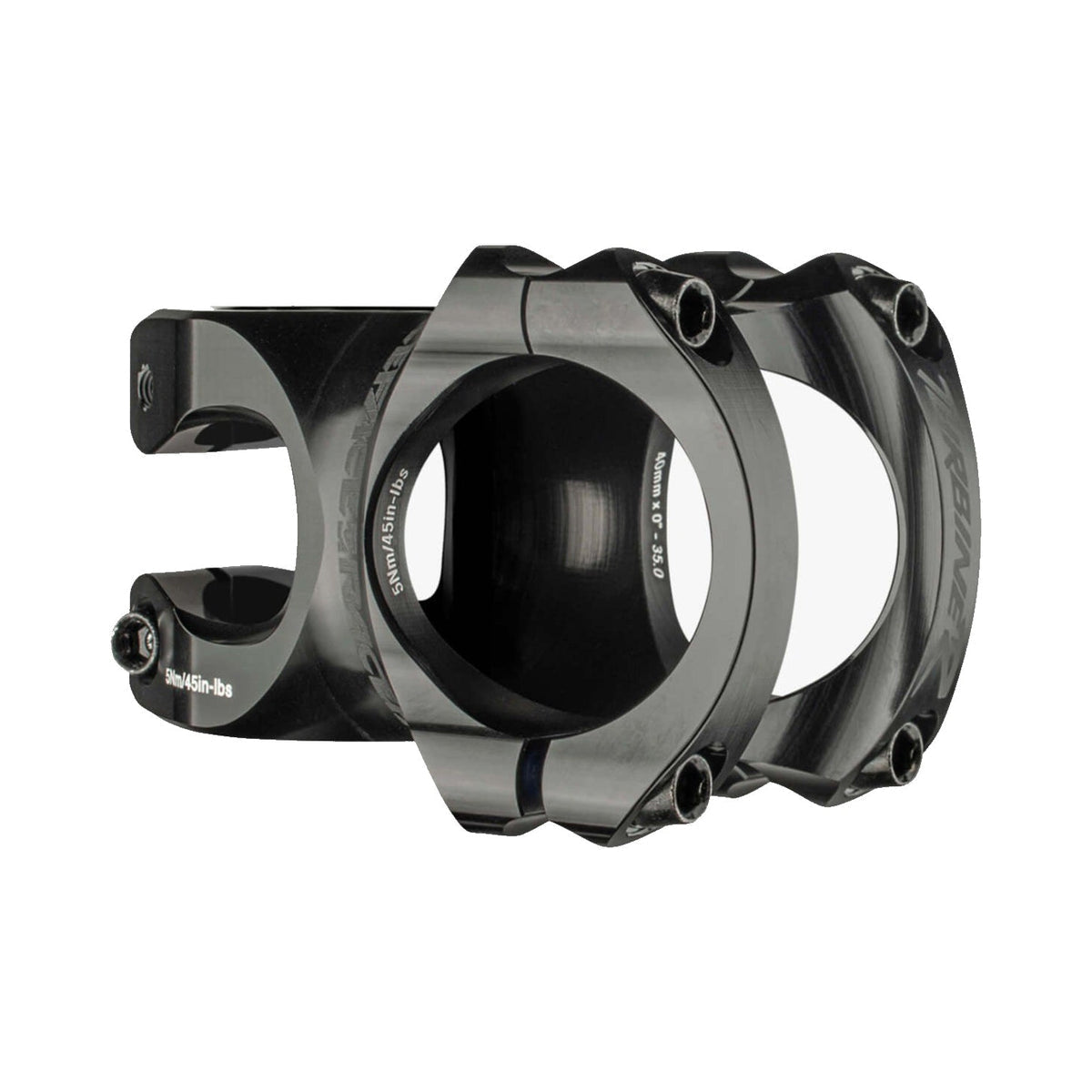 Potence RACE FACE TURBINE R 35 Noir — vue principale sur fond blanc