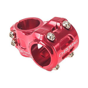 CHROMAG HIFI V2 0° stuurpen in rood — hoofdafbeelding op witte achtergrond