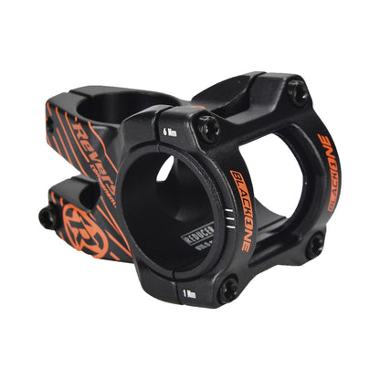REVERSE COMPONENTS BLACK ONE D-2 stuurpen in zwart/oranje — hoofdafbeelding op witte achtergrond
