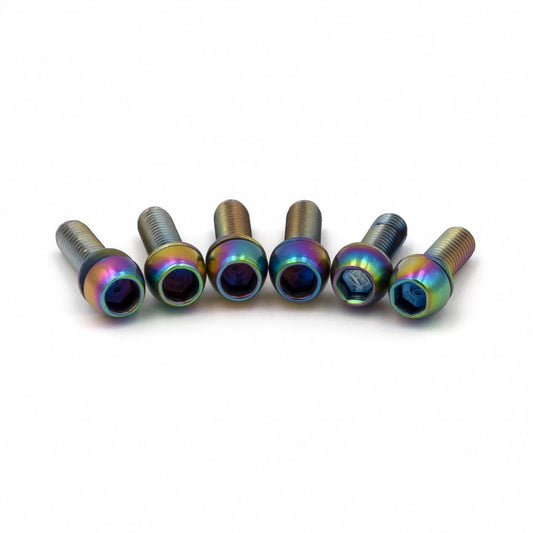 Set TITLE-schroeven voor ST1 in Oil Slick (x6) — hoofdafbeelding op witte achtergrond