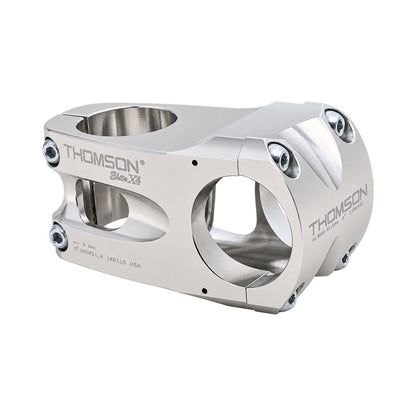 Potence THOMSON ELITE X4 0° Argent — vue principale sur fond blanc