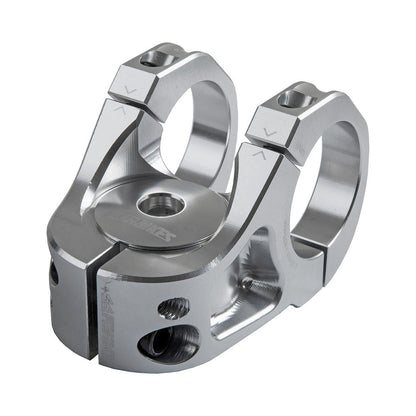Potence DMR DEFY35 Rise 5mm Argent — vue principale sur fond blanc