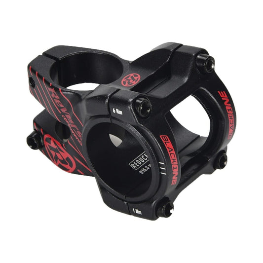 REVERSE COMPONENTS BLACK ONE D-2 stuurpen in zwart/rood — hoofdafbeelding op witte achtergrond