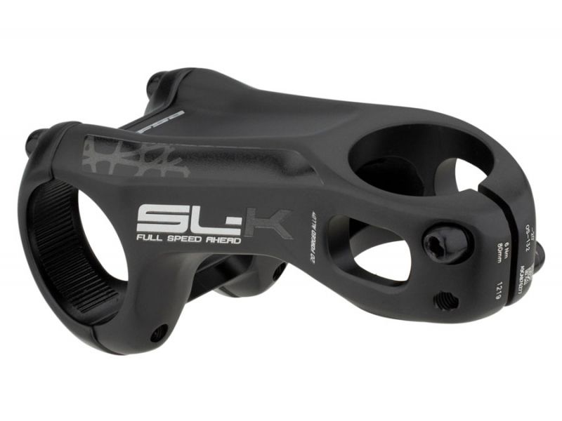 FSA SL-K aluminium stuurpen -20° grijs — schuin achteraanzicht