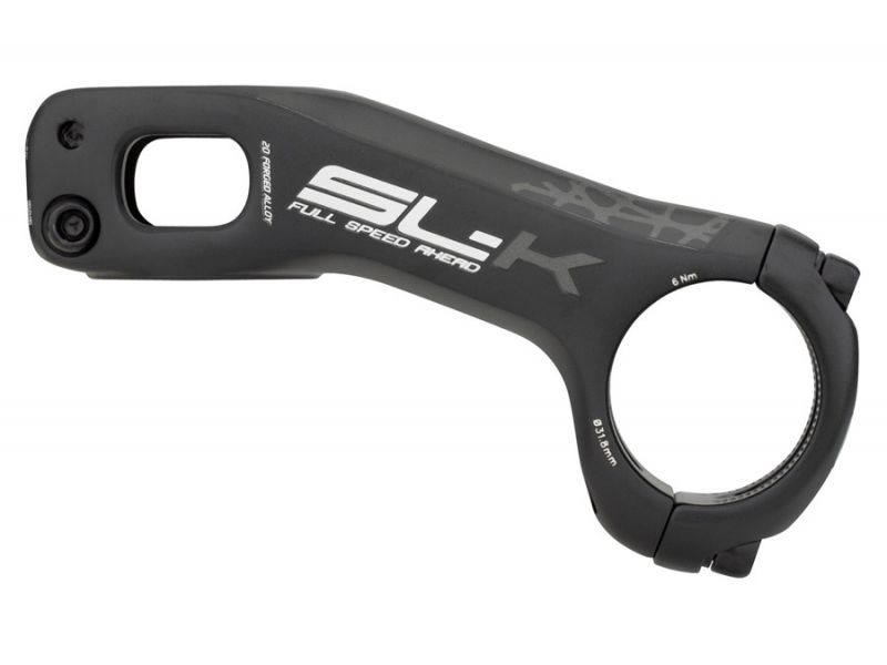 FSA SL-K aluminium stuurpen -20° grijs — zijaanzicht