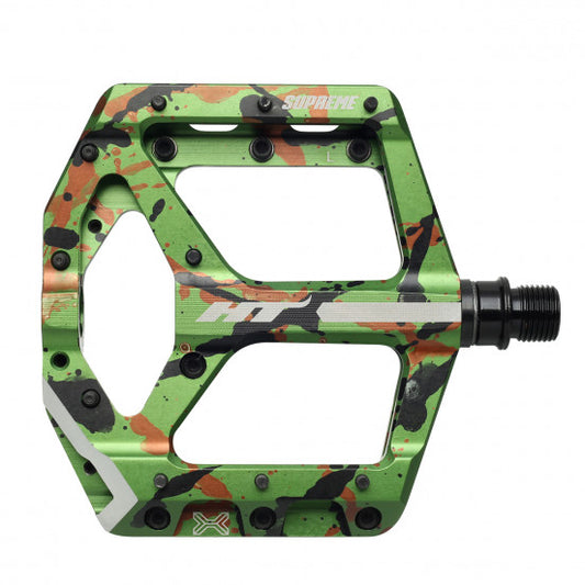 HT COMPONENTS ANS10 Camo Groene Platte Pedalen