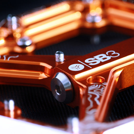 SB3 SPECTRUM Orange platte pedalen