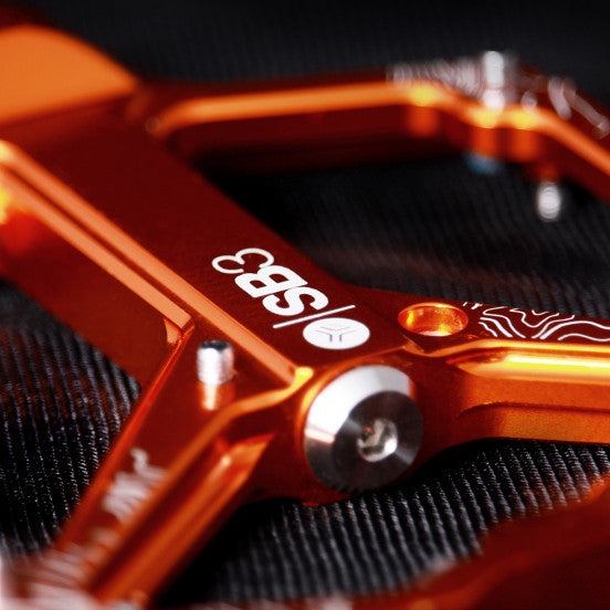 SB3 SPECTRUM Orange platte pedalen