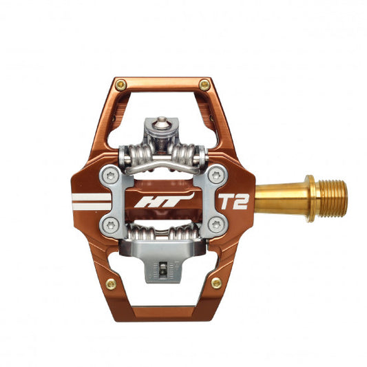 HT COMPONENTS T2 Titanium Bronze pedalen