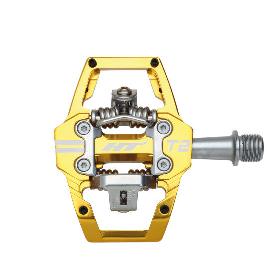 HT COMPONENTS ENDURO T2 Gold pedalen