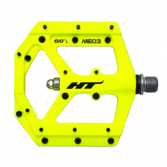 HT COMPONENTS EVO+ MAG ME03 platte pedalen Geel