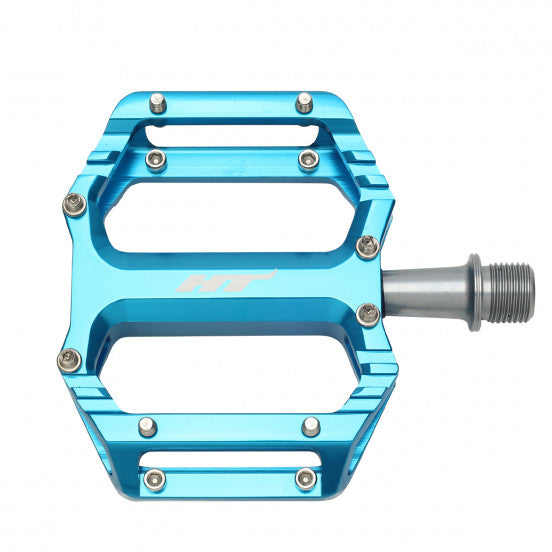 HT COMPONENTS AR09SX platte pedalen blauw