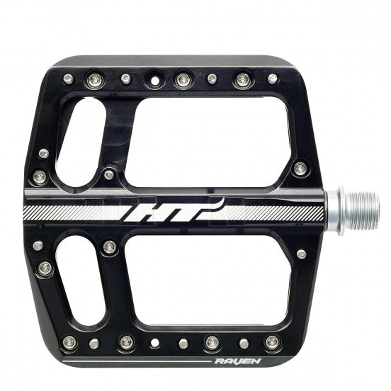 HT COMPONENTS ANS 12 platte pedalen Zwart