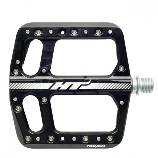 HT COMPONENTS ANS 12 platte pedalen Zwart