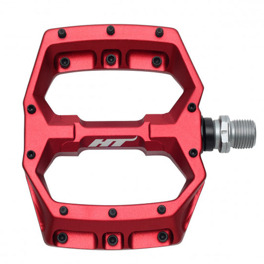 HT COMPONENTS Spider AF03 Red platte pedalen