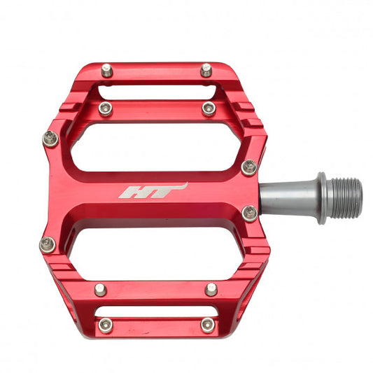 HT COMPONENTS AR09SX platte pedalen rood