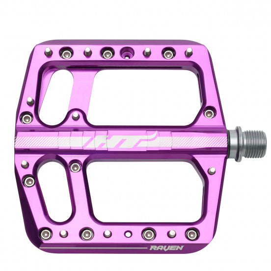 HT COMPONENTS ANS 12 Violet platte pedalen