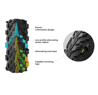 Pneu VITTORIA PEYOTE XC TRAIL 29x2.25 Graphene 4C Tubeless Ready Souple Noir