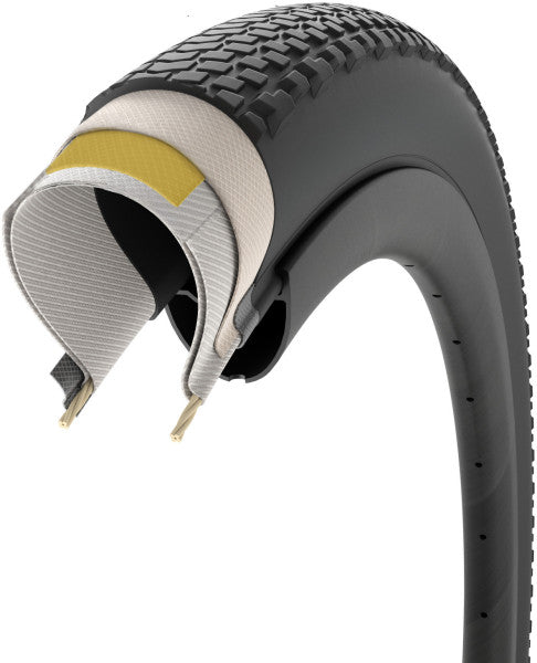 PIRELLI CINTURATO GRAVEL H High Performance 700c Tubeless Ready Classic Beige-band