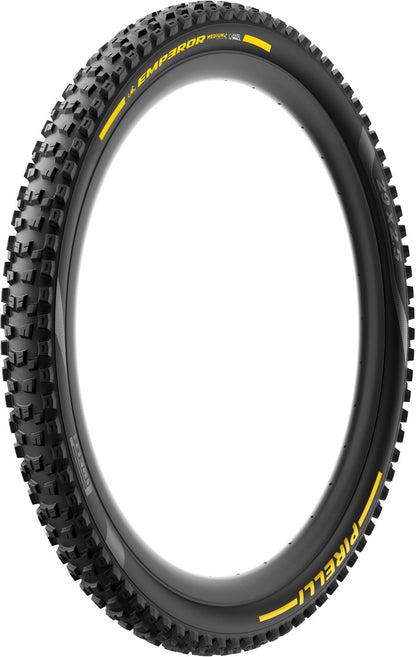 PIRELLI SCORPION EMPEROR 27.5x2.50 Supersoft DH+Wall Tubeless Ready vouwband zwart/geel teameditie