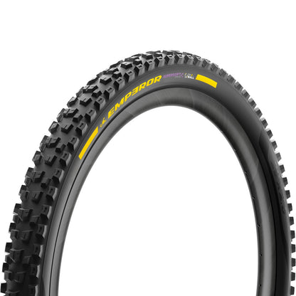 PIRELLI SCORPION EMPEROR 27.5x2.50 Supersoft DH+Wall Tubeless Ready vouwband zwart/geel teameditie