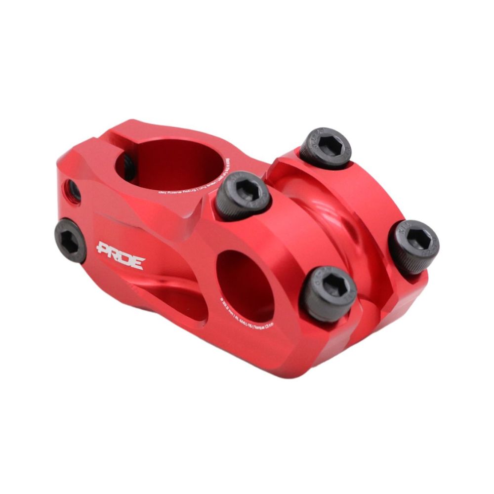 Potence PRIDE CAYMAN V2 Ø22.2mm Rouge