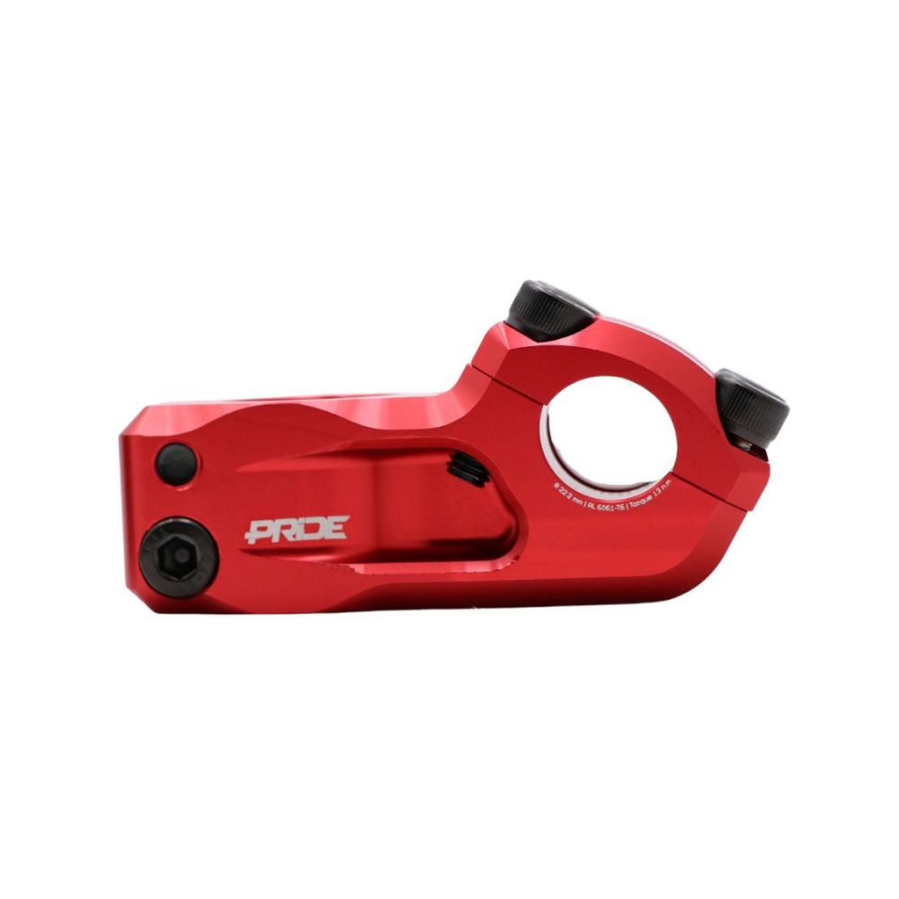 Potence PRIDE CAYMAN V2 Ø22.2mm Rouge