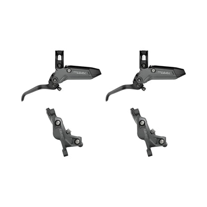 Remmenset SRAM LEVEL BRONZE STEALTH 4 zuigers Grijs