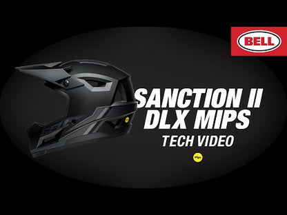 Casque VTT BELL SANCTION 2 DLX MIPS Noir/Blanc