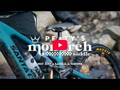 PEATY'S Monarch Zadel Titanium Rails Rood