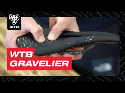 WTB GRAVELIER Medium 140mm zadel Titanium rails