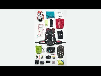 Rugzak met Geïntegreerde Rugprotector USWE FLOW 16 L Zwart/Rood