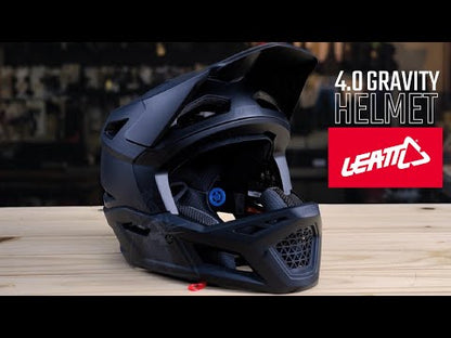 MTB-helm LEATT MTB GRAVITY 4.0 Zwart
