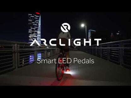 Automatische Lichtgevende Pedalen REDSHIFT Arclight PRO Zilver