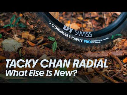 Band SCHWALBE TACKY CHAN GRAVITY PRO SOFT RADIAL 29x2.50 Tubeless Ready Soepel Zwart