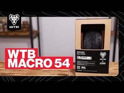 WTB MACRO 54-band 700x54c Dual DNA SG2 Tubeless Ready zwart