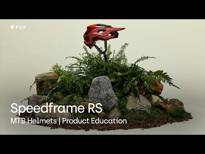 MTB-helm FOX SPEEDFRAME RS MIPS PARANOID Bordeaux/Zwart