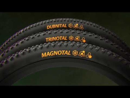 Pneu CONTINENTAL TRINOTAL Race Grip 29x2.40 Tubeless Ready Souple Marron