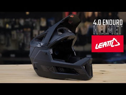 MTB-helm LEATT MTB GRAVITY 4.0 Stealth Zwart/Grijs