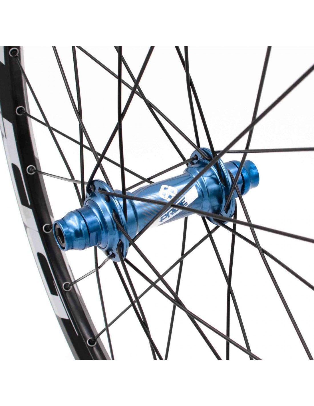 Paire de Roues PRIDE 20" (451mm) Control V1 Disc Axes 10/10mm Bleu