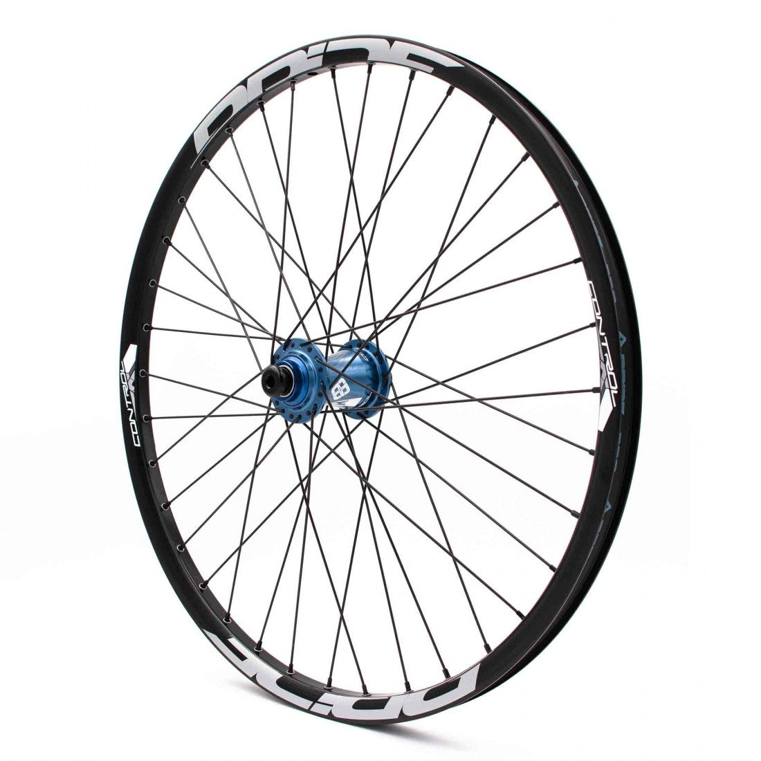 Paire de Roues PRIDE 24" (507mm) Control V1 Disc Axes 20/10mm Bleu