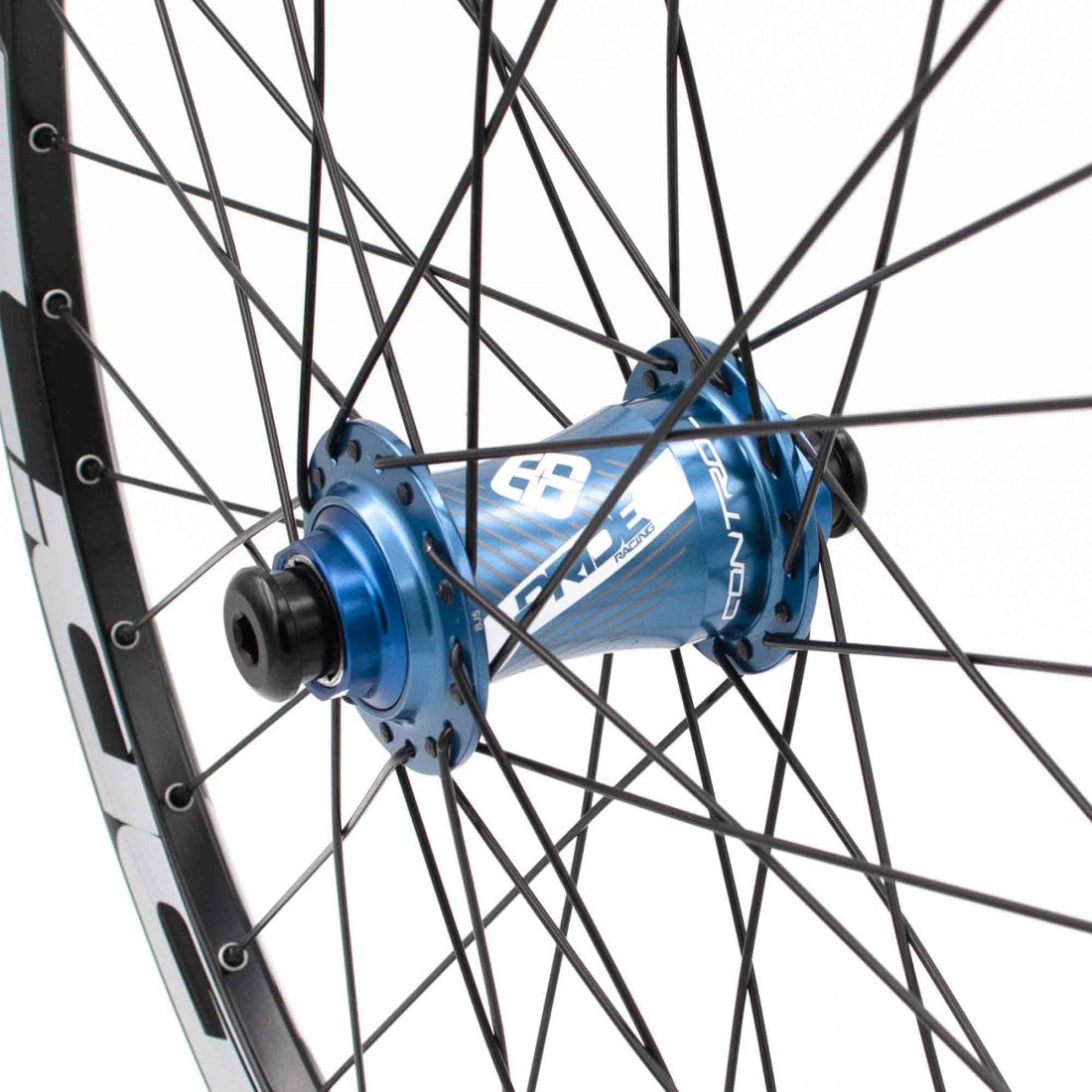 Paire de Roues PRIDE 24" (507mm) Control V1 Disc Axes 20/10mm Bleu