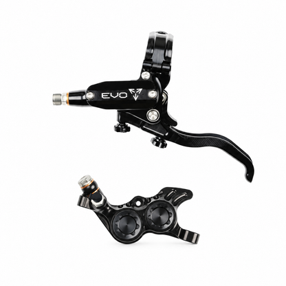 Frein HOPE TECH 4 EVO GR4 Noir/Noir — levier et étrier sur fond blanc