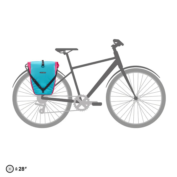 ORTLIEB BACK ROLLER 20 L Cyber Blauw/Roze Bagagedraagtas