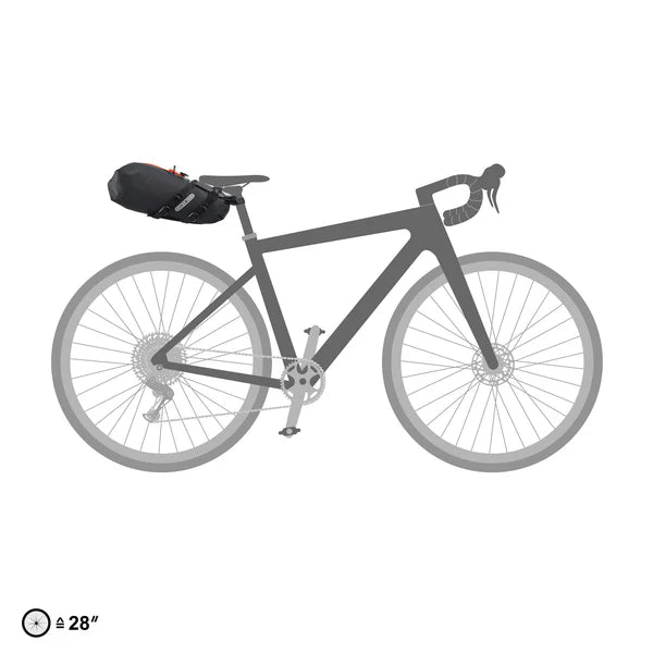 ORTLIEB SEAT PACK QR 7,5 L Zadeltas Zwart