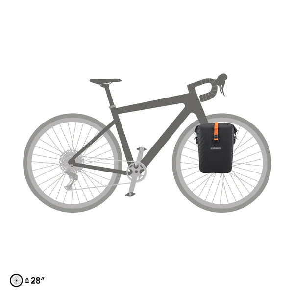 Sacoche de Porte-Bagages ORTLIEB GRAVEL PACK QL 2.2 14.5 L Noir