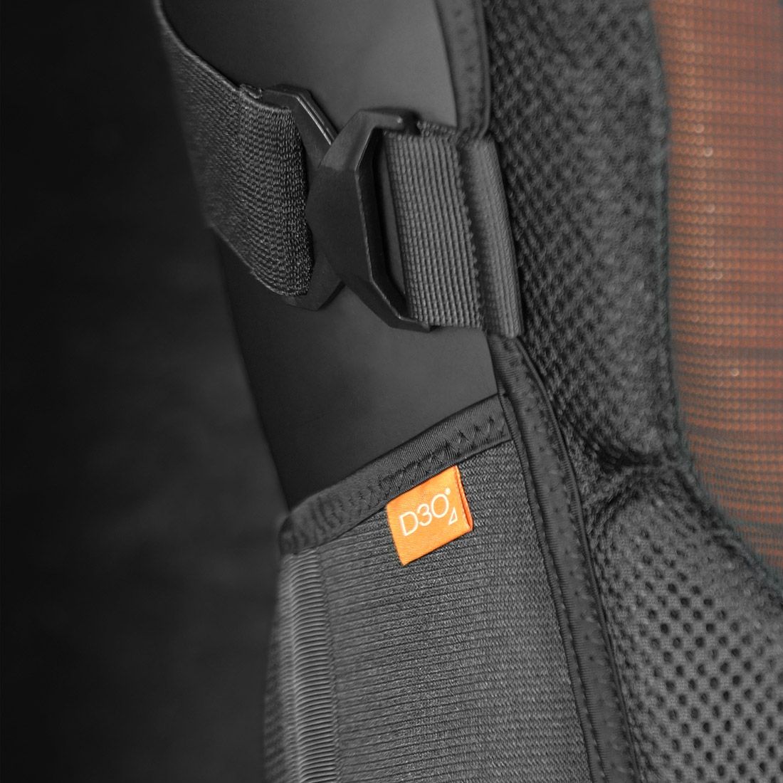 Dorsale RACER VIPER 3 D3O Noir