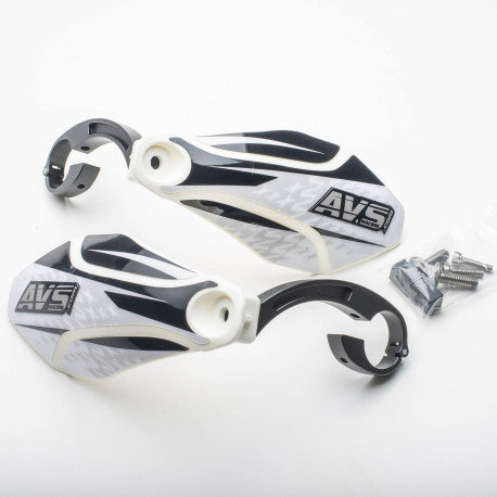 AVS KIT DECO Alu handbeschermer Wit/Zwart