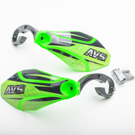 AVS KIT DECO Handbeschermer Alu Been Groen/Zwart