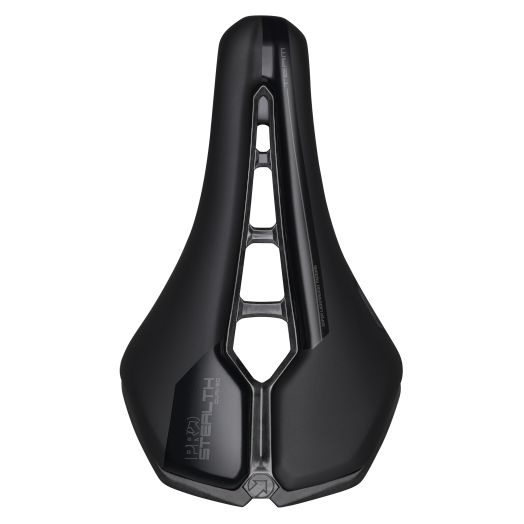 Selle PRO STEALTH TEAM CURVED 142mm Rails Carbone Noir
